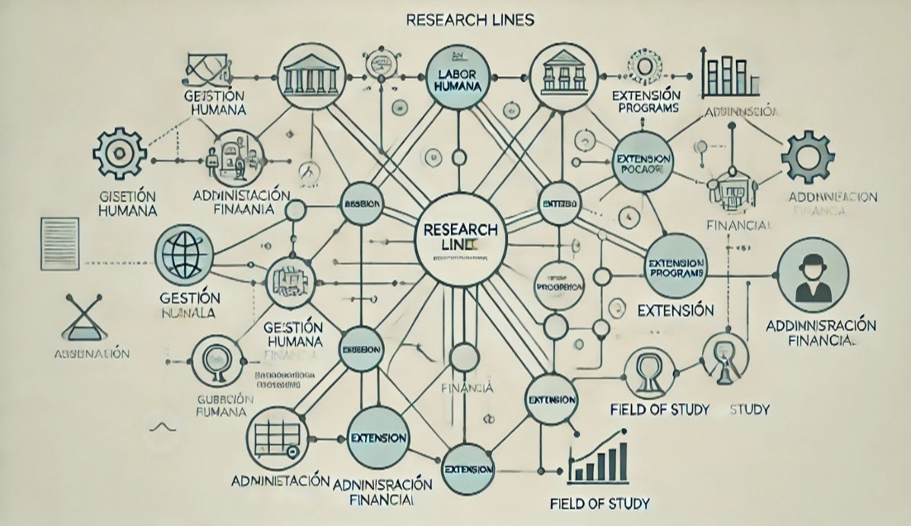 Imagen que representa las líneas de investigación