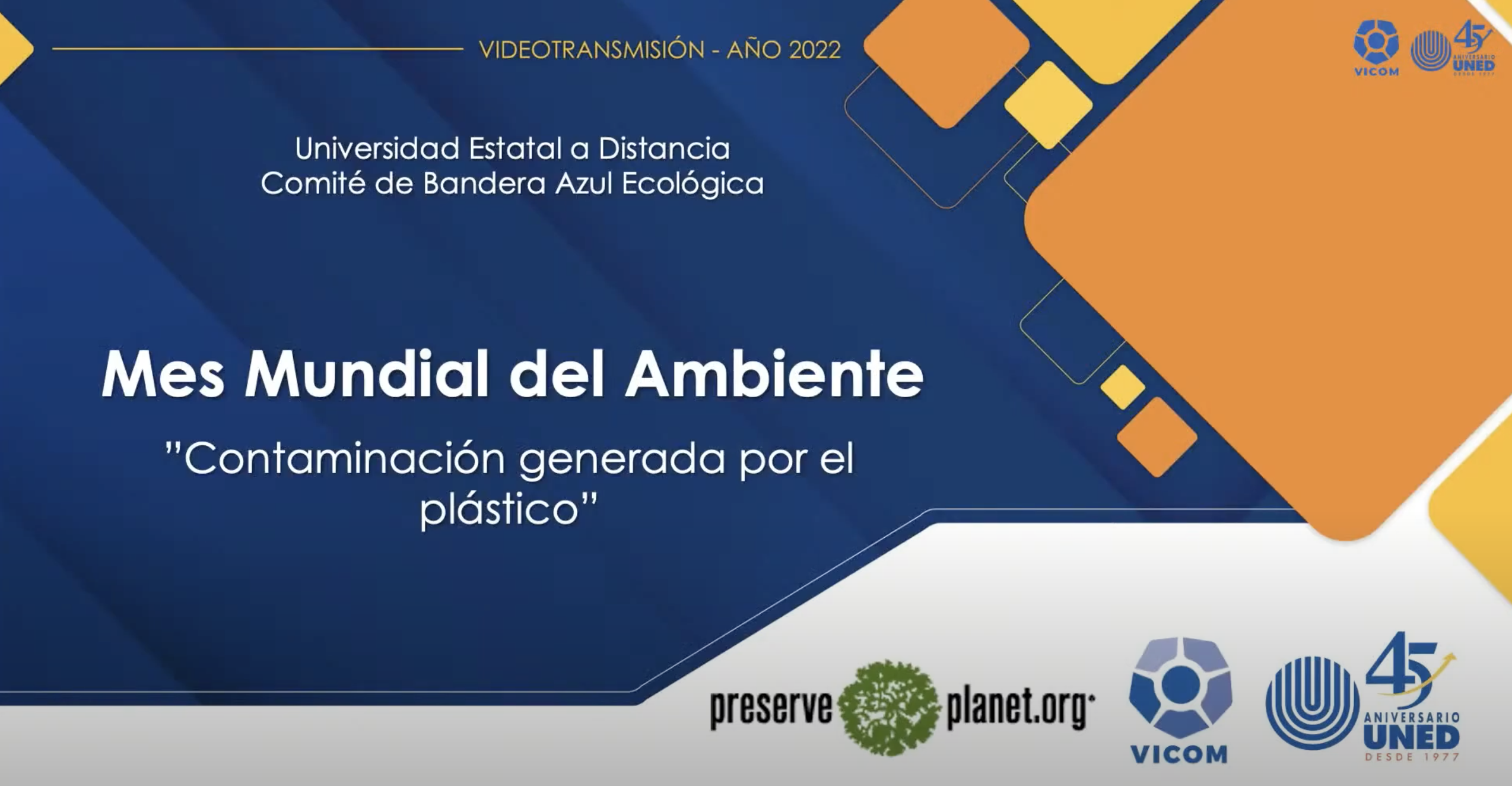 Mes Mundial del Ambiente: «Contaminación generada por el plástico»